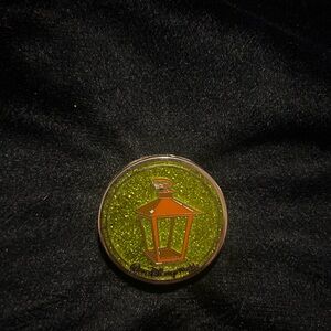 2003 disney tinker bell hinged compact mirror pin